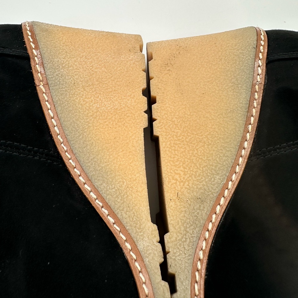 Toms Black Avery Wedge Suede Side Zipper Bootie - Picture 5 of 9